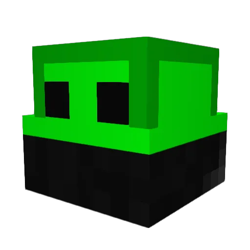 XenoRaid532 Minecraft avatar head, 3D render