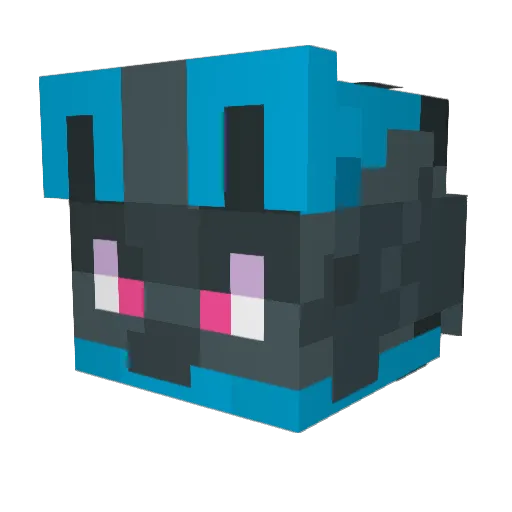 XenoRyguy Minecraft avatar head, 3D render