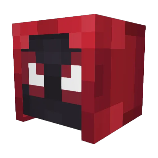Xeno_2020 Minecraft avatar head, 3D render