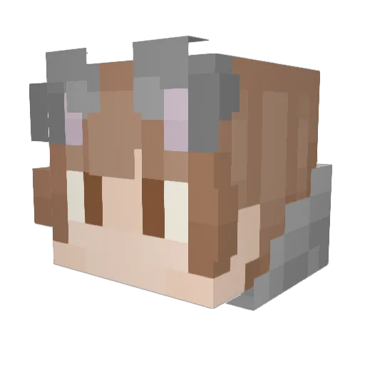 Xeno_Guy Minecraft avatar head, 3D render