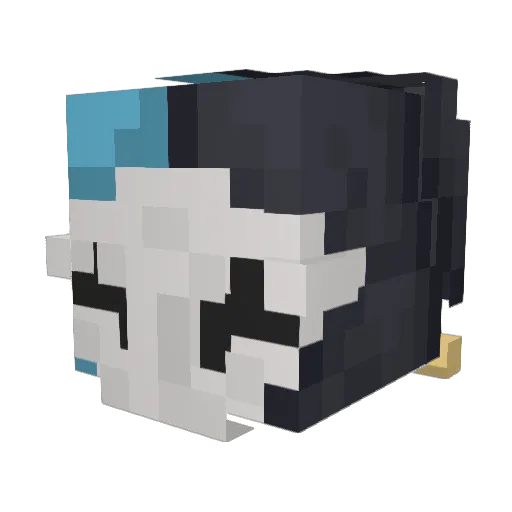 Xeno_the_drunk Minecraft avatar head, 3D render