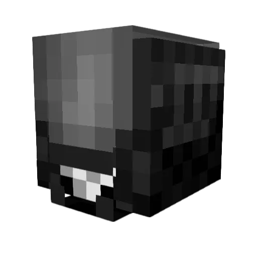 XenomorphXX121 Minecraft avatar head, 3D render