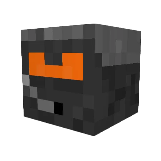 Xenon4 Minecraft avatar head, 3D render