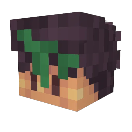 XenonChronic Minecraft avatar head, 3D render