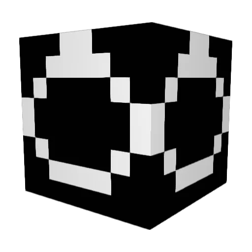 XenonWarrior Minecraft avatar head, 3D render