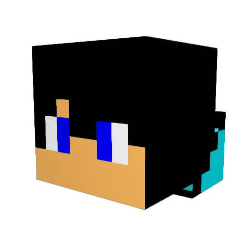 XenonX56 Minecraft avatar head, 3D render