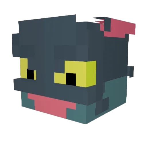 Xenonboy Minecraft avatar head, 3D render