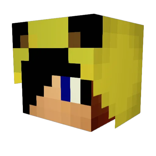 Xenophoz99 Minecraft avatar head, 3D render