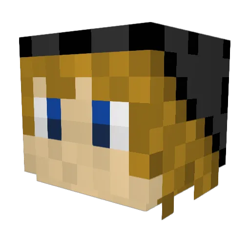 Xenos57 Minecraft avatar head, 3D render