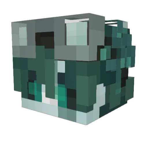 Xenosiscool Minecraft avatar head, 3D render