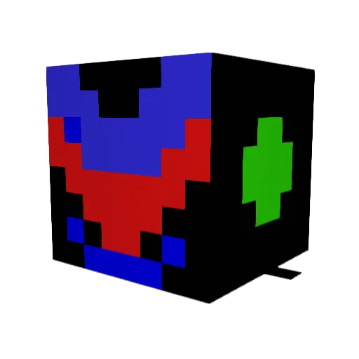 Xenox1806 Minecraft avatar head, 3D render