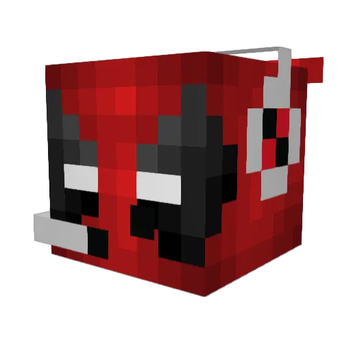 Xenoxide Minecraft avatar head, 3D render