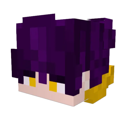 Xens1011 Minecraft avatar head, 3D render