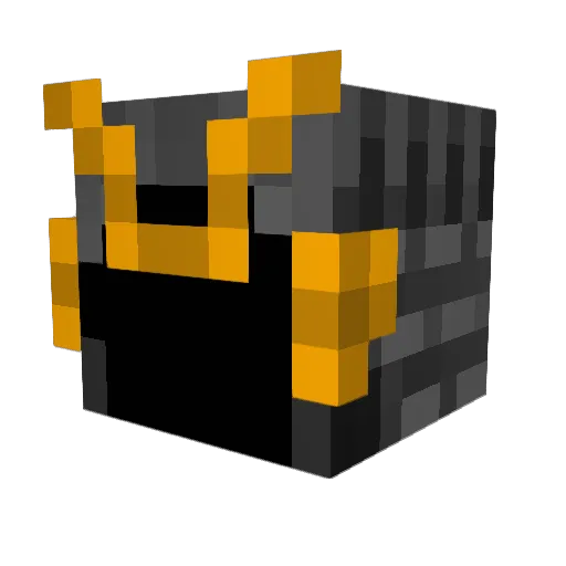 Xenso0 Minecraft avatar head, 3D render