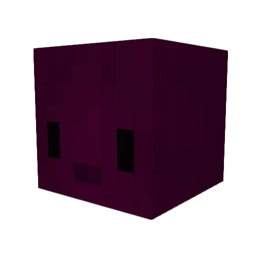 Xenther Minecraft avatar head, 3D render