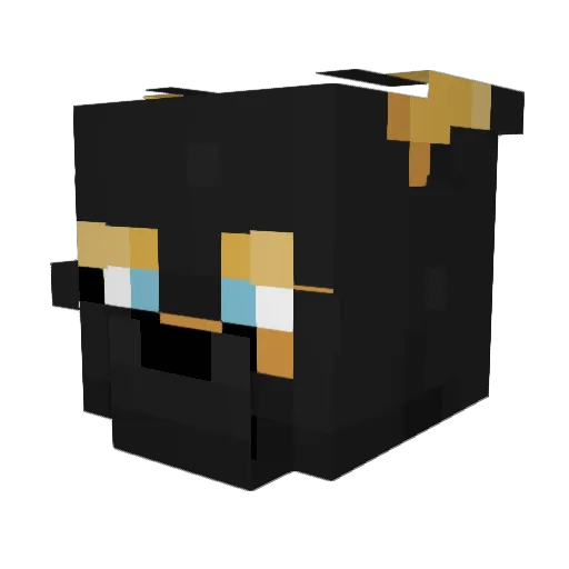 Xentifystan Minecraft avatar head, 3D render