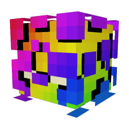 Xentrum Minecraft avatar head, 3D render