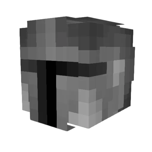 Xenusicelon Minecraft avatar head, 3D render