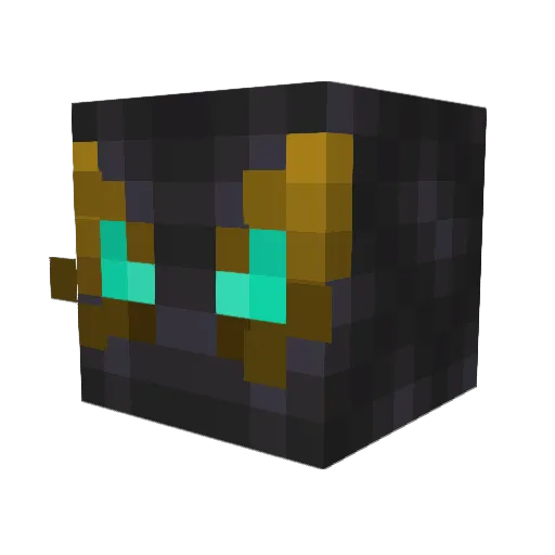 XeonDarK Minecraft avatar head, 3D render