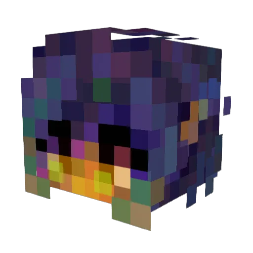 Xephorix Minecraft avatar head, 3D render