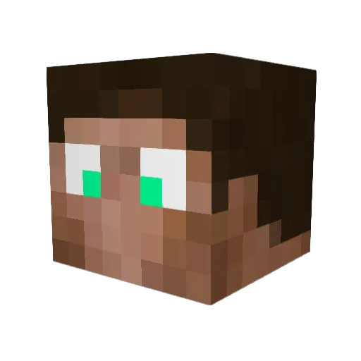 XephosTheGoodiac Minecraft avatar head, 3D render