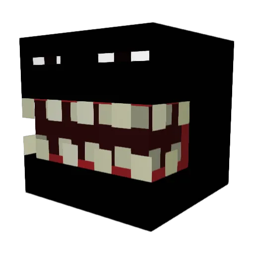 Xeraari Minecraft avatar head, 3D render