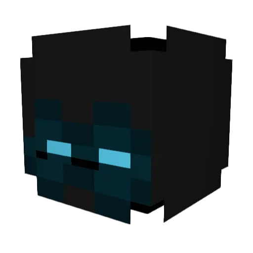 Xeraga Minecraft avatar head, 3D render