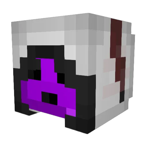 Xerawess Minecraft avatar head, 3D render