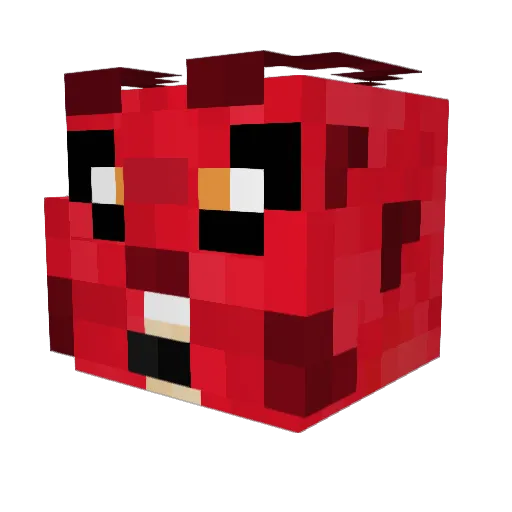 Xercian_Valithyr Minecraft avatar head, 3D render