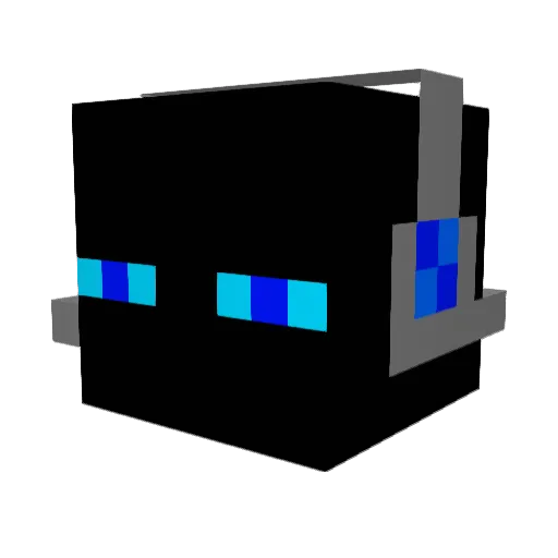 Xeriatos Minecraft avatar head, 3D render