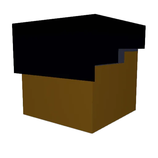 Xeric13 Minecraft avatar head, 3D render