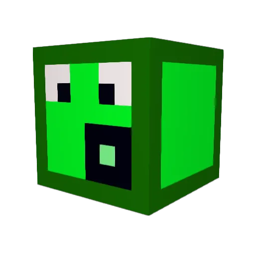 Xermanox Minecraft avatar head, 3D render
