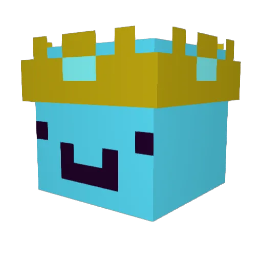 XeroMCYT Minecraft avatar head, 3D render