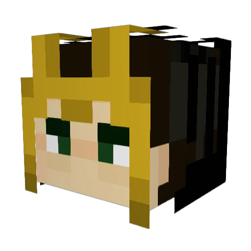 Xerop Minecraft avatar head, 3D render
