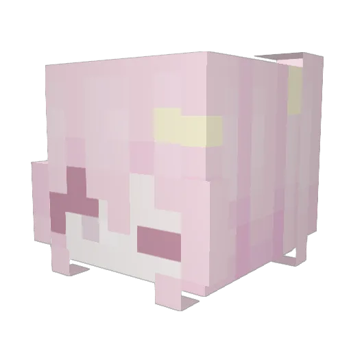 Xerrie Minecraft avatar head, 3D render