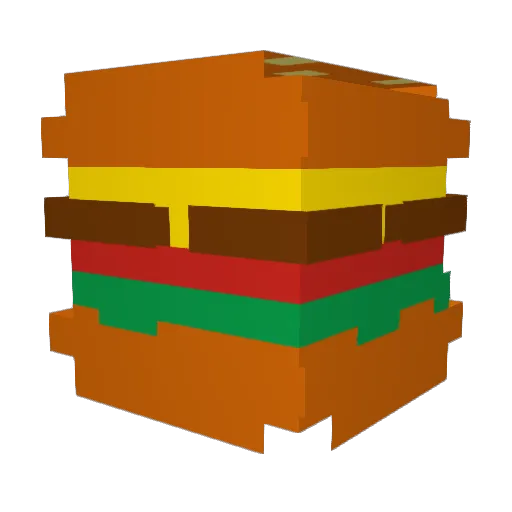 Xersooo Minecraft avatar head, 3D render