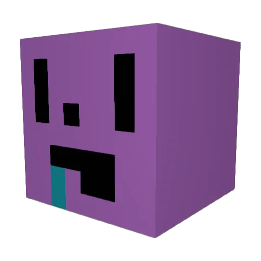 Xerxc Minecraft avatar head, 3D render
