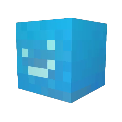 Xerxes03 Minecraft avatar head, 3D render