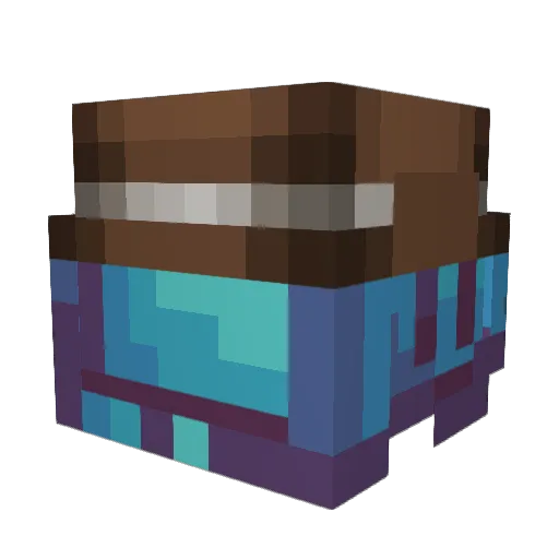 Xerxes41 Minecraft avatar head, 3D render
