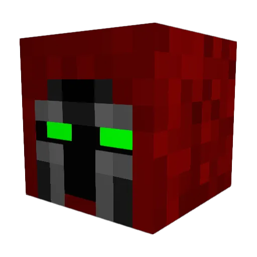 XerxesCZ Minecraft avatar head, 3D render