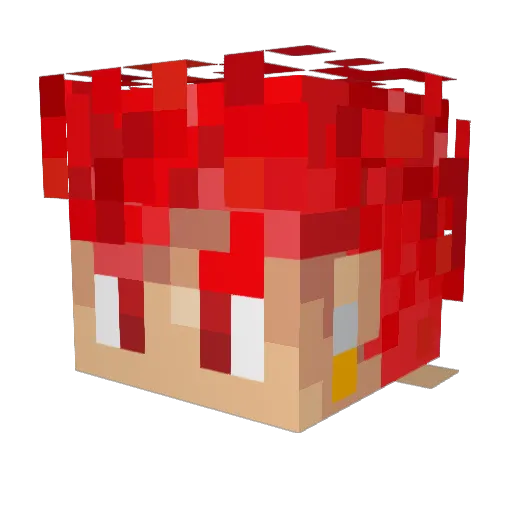 Xethar Minecraft avatar head, 3D render