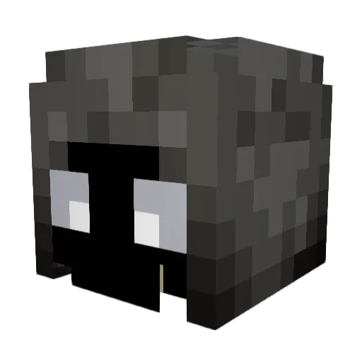 Xetiro Minecraft avatar head, 3D render