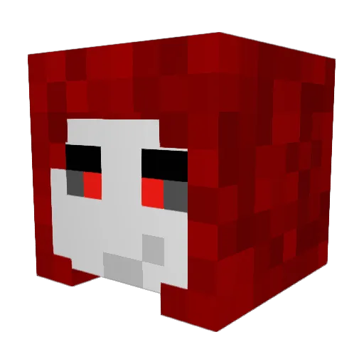 XeviousJr Minecraft avatar head, 3D render