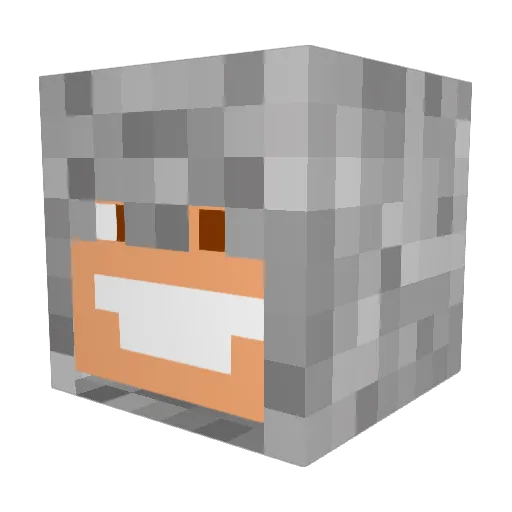 Xevonn Minecraft avatar head, 3D render