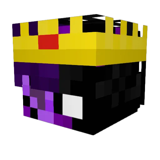 XevroV1 Minecraft avatar head, 3D render