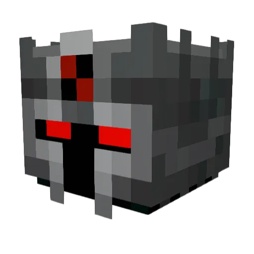 Xexiter Minecraft avatar head, 3D render