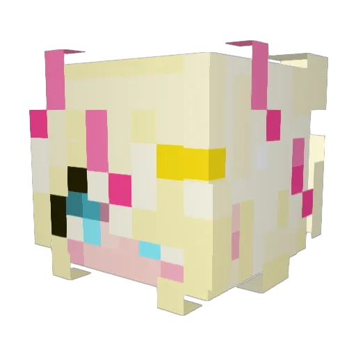 XezolesS Minecraft avatar head, 3D render