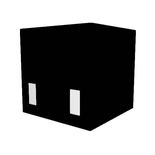 Xf1nity_ Minecraft avatar head, 3D render