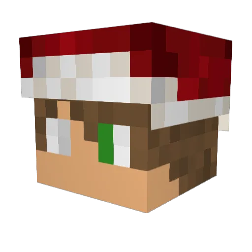 Xfir3Xman Minecraft avatar head, 3D render