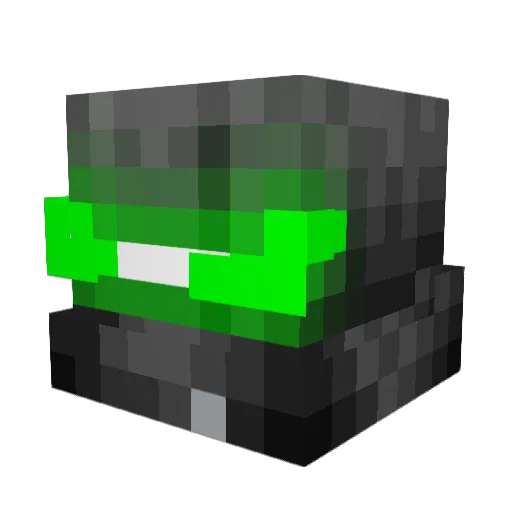 XformerPokeBen Minecraft avatar head, 3D render
